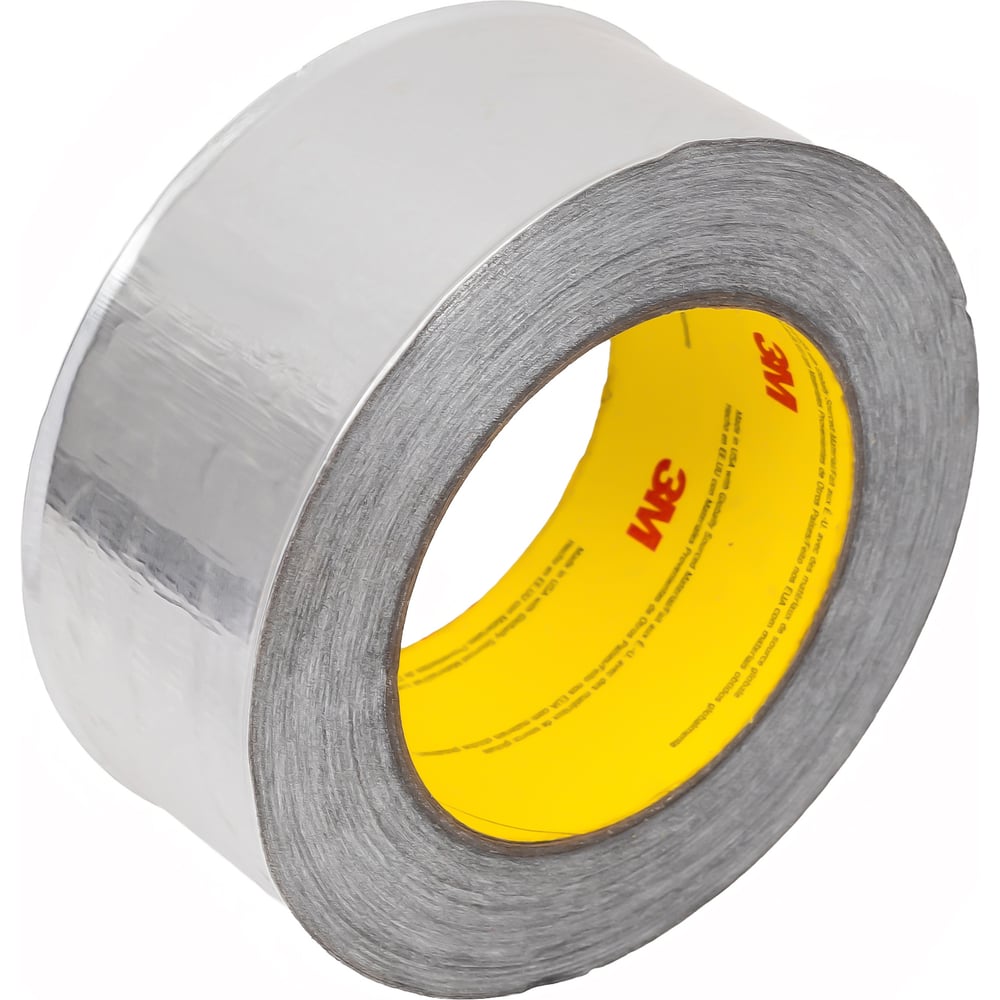 Изображение товара Односторонняя монтажная алюминиевая лента 3М 425 50 мм 55 м для пароизоляции и утепления