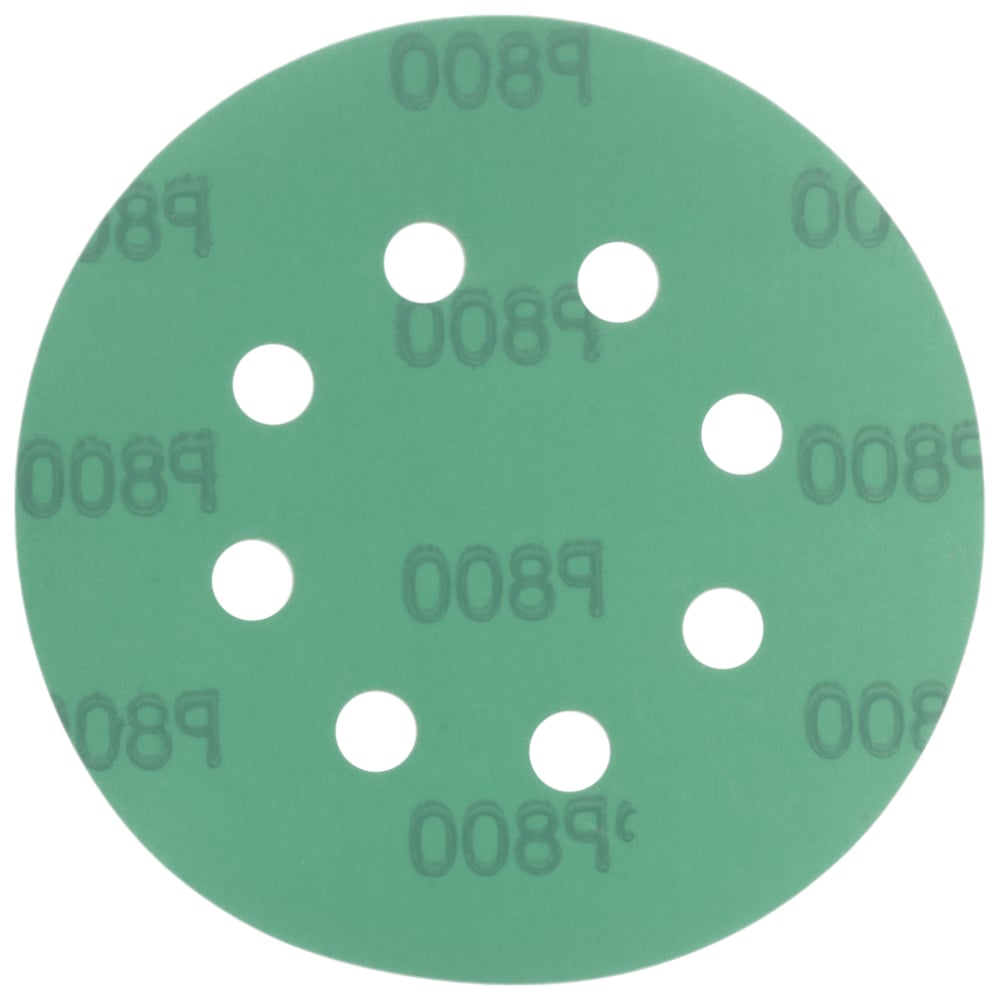 Изображение товара Самозацепляемый шлифовальный круг FILM 125 мм P800 8 отверстий 50 шт