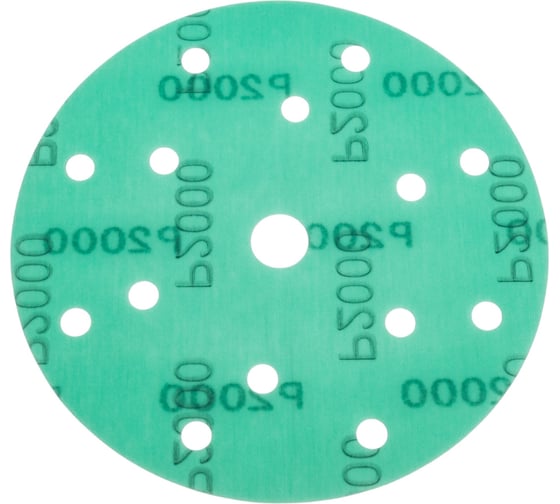 Изображение товара Самозацепляемый круг FILM 150 мм, P2000, 15 отверстий, 50 шт Orientcraft F150200015