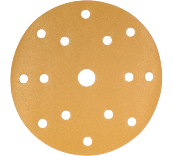 Изображение товара Самозацепляемый круг GOLD 150 мм, 15 отверстий, P320, 50 шт Orientcraft G15032015