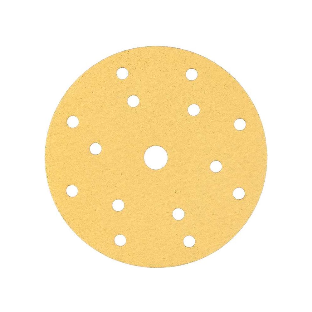 Изображение товара Самозацепляемый шлифовальный круг GOLD 150 мм, 15 отверстий, P180, 50 шт
