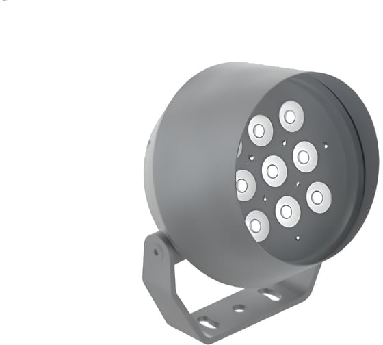 Изображение товара Светодиодный светильник архитектурный VARTON Frieze M 35 Вт DMX RGBW линзованный 15 градусов RAL7045 серый V1-G1-71442-04L01-66035XX