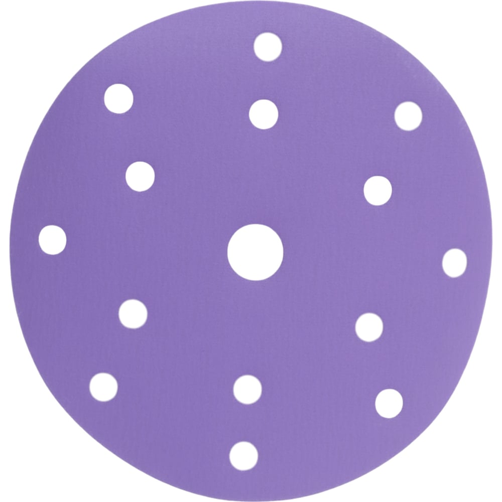 Изображение товара Самозацепляемый круг Orientcraft CERAMIC 150 мм 15 отверстий P320 50 шт