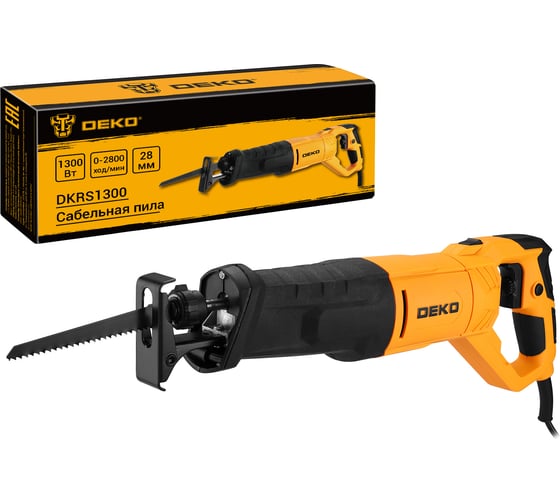Изображение товара Сабельная пила DEKO DKRS1300 085-1075
