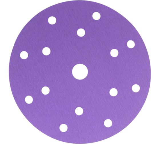 Изображение товара Самозацепляемый круг Orientcraft CERAMIC, 150 мм, 15 отверстий, P240, 50 штук C15024015