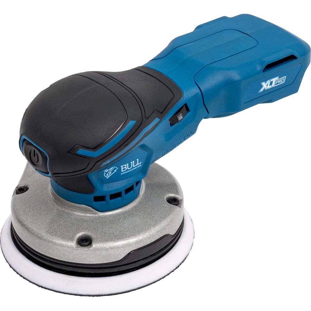 Изображение товара Аккумуляторная эксцентриковая шлифмашина BULL CRS 1218 E профессиональный инструмент