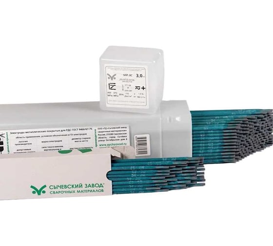 Изображение товара Электроды 3,0 мм, 5 кг МР-3С Сычевский завод сварочных материалов 325