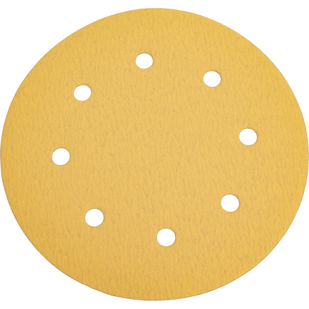 Изображение товара Самозацепляемый круг GOLD 180 мм, 8 отверстий, P180, 50 шт Orientcraft