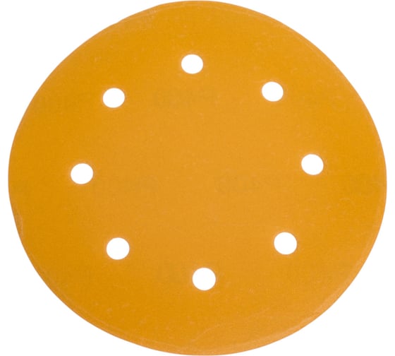 Изображение товара Самозацепляемый круг GOLD 180 мм, 8 отверстий, P400, 50 шт Orientcraft G1804008