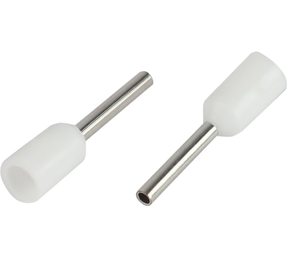 Изображение товара Наконечник гильза ЭРА NO-22559 НШвИ 0,5-8 с изолированным фланцем (упаковка 500 шт.) Б0063416