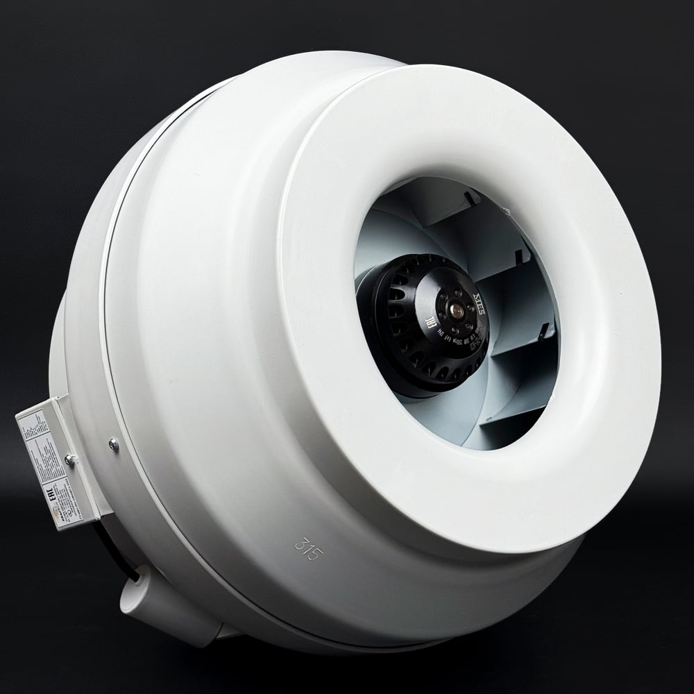 Изображение товара Круглый канальный вентилятор KRAFTAIR ВКК-315V 200 Вт для вентиляции
