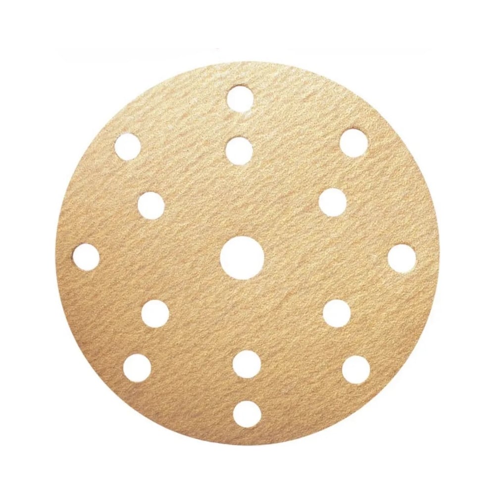 Изображение товара Шлифовальные круги на липучке 150 мм P60, 15 отверстий, 100 шт Vitatools G-150-P60-15-100