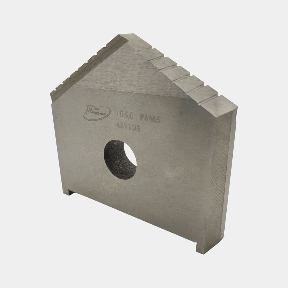Изображение товара Пластина для сверла перового сборного 105 мм, Р6М5, ГОСТ 25526-82 РОСИНСТРУМЕНТ 439105
