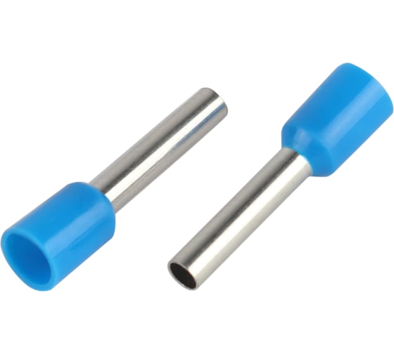 Изображение товара Наконечник гильза ЭРА NO-22589 НШвИ 2,5-12 с изолированным фланцем (упаковка 50 шт.) Б0063409