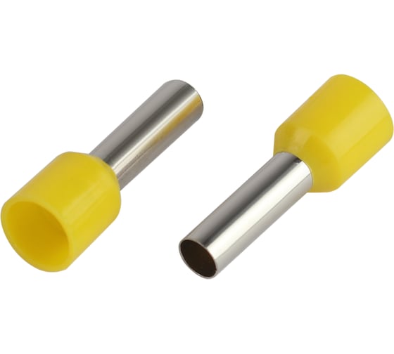 Изображение товара Наконечник гильза ЭРА NO-22592 НШвИ 6,0-12 с изолированным фланцем (упаковка 50 шт.) Б0063412