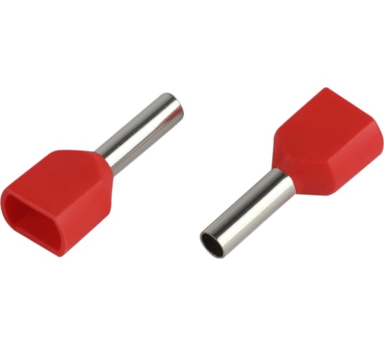 Изображение товара Наконечник гильза ЭРА NO-22599 НШвИ(2) 1,0-8 с изолированным фланцем (упаковка 50 шт.) Б0063265