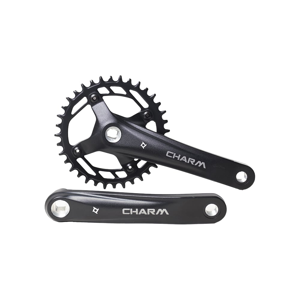 Изображение товара Система PROWHEEL CHARM-FDO4S-36T 175 мм, AL-6061-T6, CHAINLINE:50 мм, под квадрат, черный H000017498