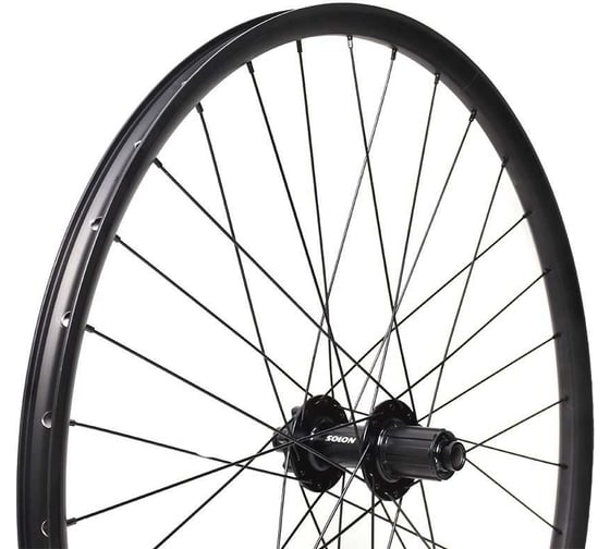 Изображение товара Колесо 27.5" MTB заднее, под кассету 10 пер.дв.обод Citron DR-23 27.5", 32H, втулка Solon DH910TR BOOST 32H Disc, 148/12 мм, 4 промподш, крепление IS6, черный HQ-0015471