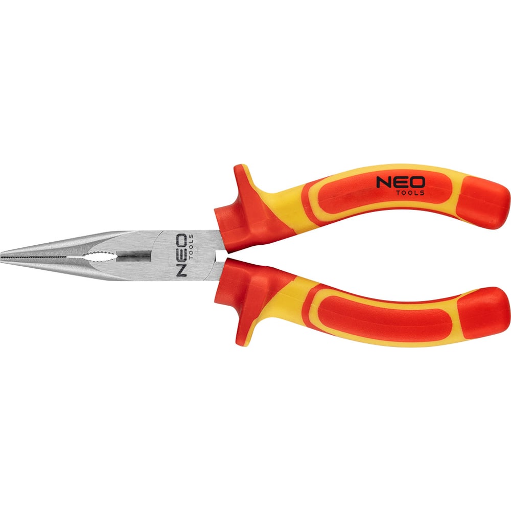 Изображение товара Плоскогубцы NEO Tools удлиненные прямые 180 мм CrV диэлектрика профессиональные