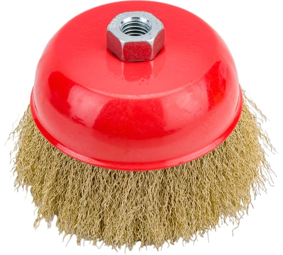 Изображение товара Щетка-чашка (125 мм; М14; латунь) для УШМ vertextools 12300-125