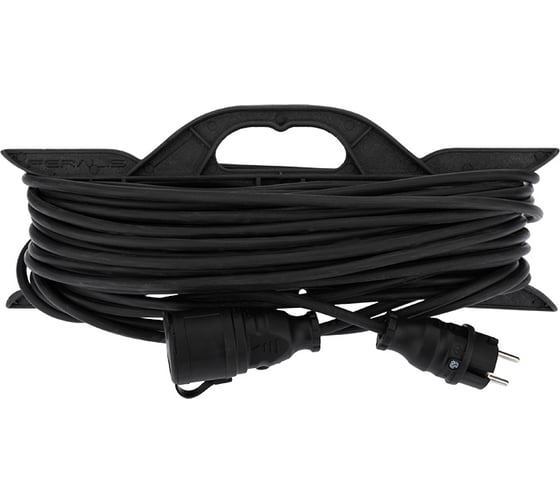 Изображение товара Удлинитель шнур на рамке REXANT КГ 3х1.5, 30 м, морозостойкий, с/з, 16 А, 3500 Вт, IP44 11-7079