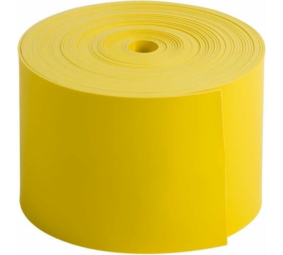 Изображение товара Термоусаживаемая лента с клеевым слоем REXANT 50 мм х 0,8 мм, желтая, 5 м, ТЛ-0,8 48-9012