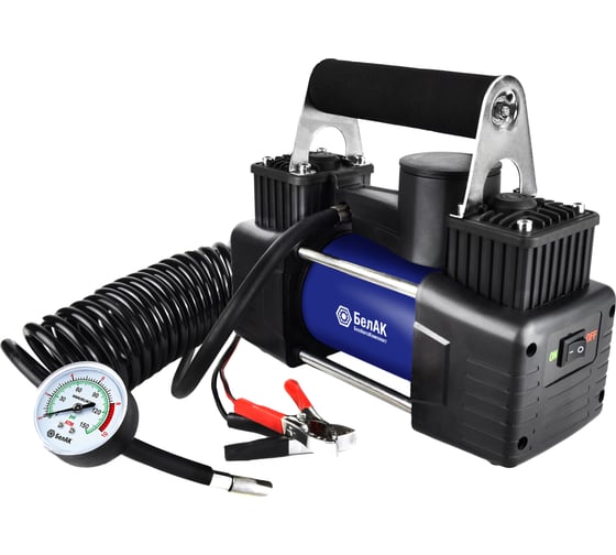 Изображение товара Компрессор для накачки шин БелАК ПРОФИ-65 12V 65 л/мин БАК.99180