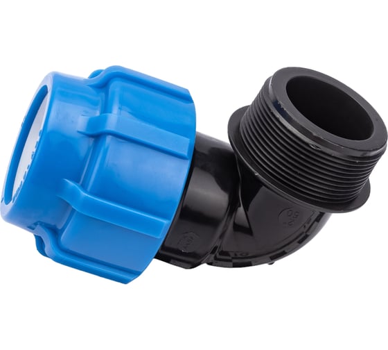 Изображение товара Отвод с наружной резьбой Политэк 50х2 ТПК-АКВА 50015002