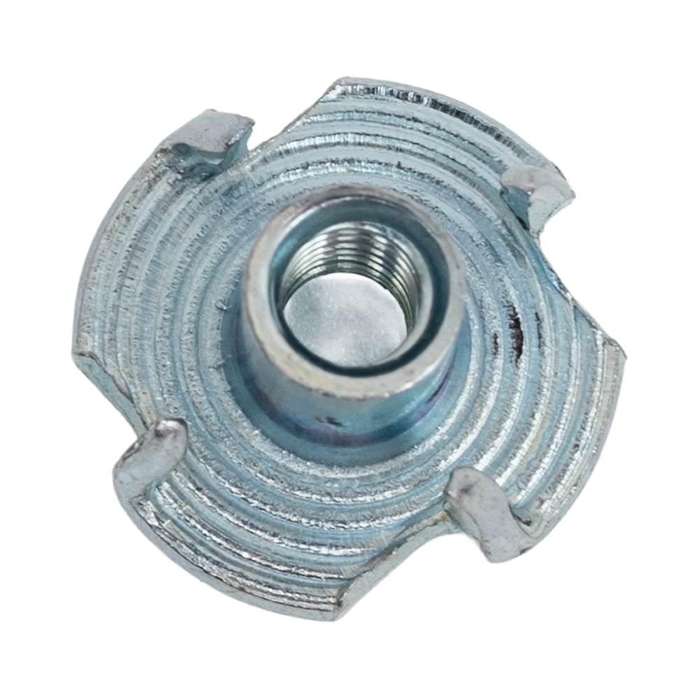 Изображение товара Гайка мебельная крыльчатая М4x8 DIN1624 10 шт оцинкованная сталь