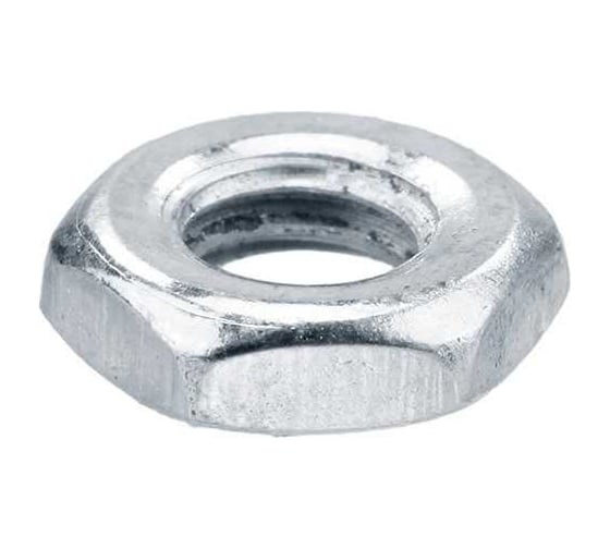 Изображение товара Гайка 23 Болта низкая, М10x1,25, оцинкованная, DIN439, 10 шт. ОФ017255