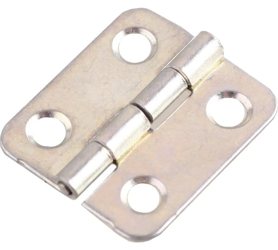 Изображение товара Петля карточная 23 Болта 30x40 мм, мебельная, дверная, ОЦ, 10 шт. 2036ф10