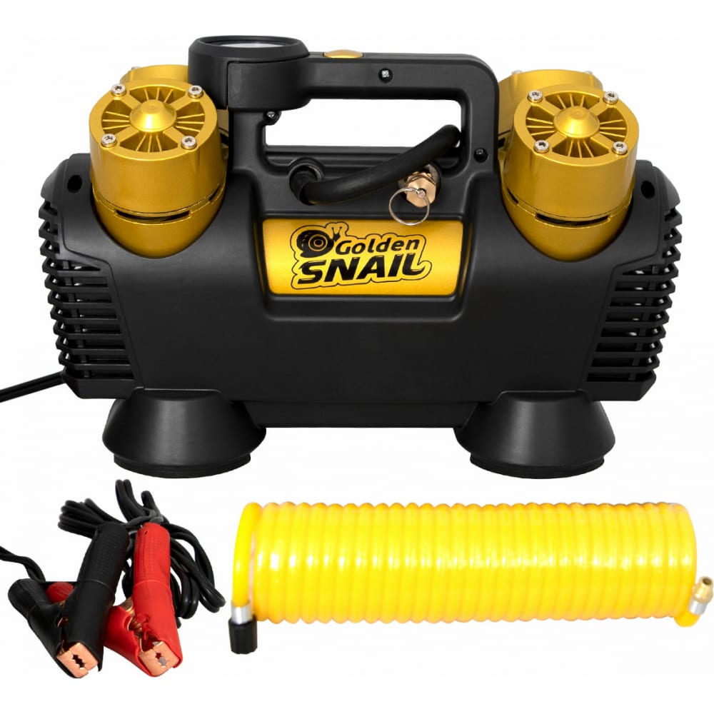 фото Четырехпоршневой автомобильный компрессор golden snail