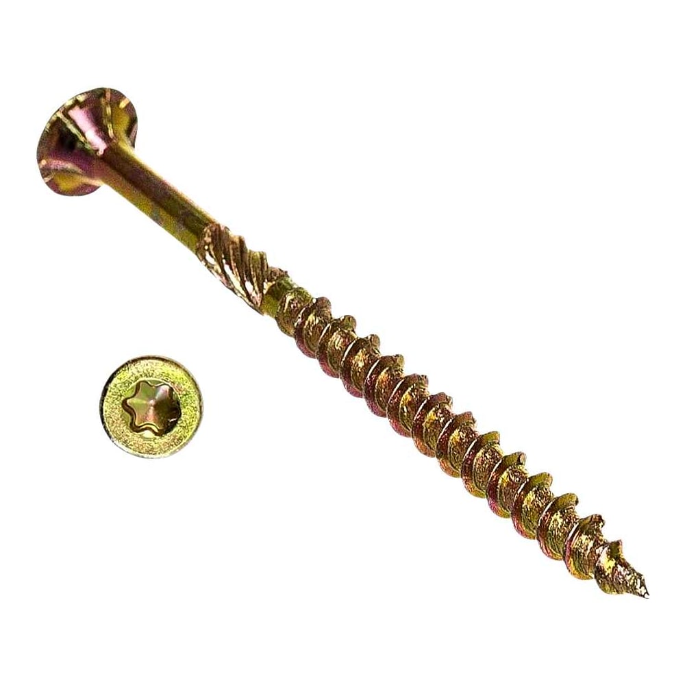 Изображение товара Саморез по дереву 23 Болта Torx 6x50 мм синяя цинка 50 шт