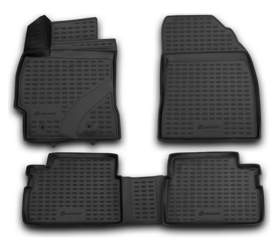 Изображение товара Коврики 3D в салон ELEMENT TOYOTA Corolla, 01/2007 4 шт. полиуретан NLC.3D.48.15.210k