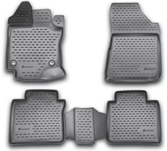 Изображение товара Коврики 3D салон ELEMENT TOYOTA Venza, 2013 4 шт. полиуретан NLC.3D.48.67.210k