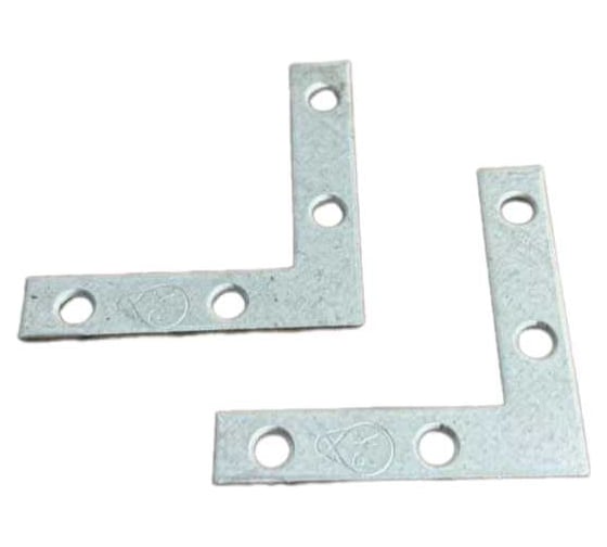 Изображение товара Уголок оконный 23 Болта 60x60x10 мм, ОЦ, для соединения рамы, 4 шт. РК000006857