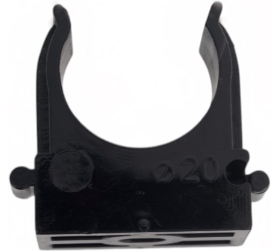 Изображение товара Крепеж клипса для трубы 23 Болта d 20 мм, черная, 20 шт. 28-0120-3ф20