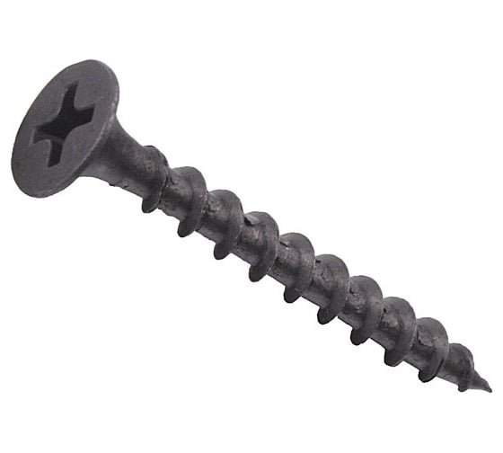 Изображение товара Саморез шуруп по дереву 23 Болта 4,2x70 мм, крупная резьба, черный, 1 кг БП-00002246кг