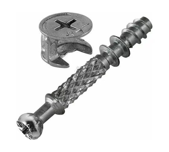 Изображение товара Стяжка эксцентрик мебельная 23 Болта d 15x11,5 мм, шток 34 мм, 10 шт. 240429-000