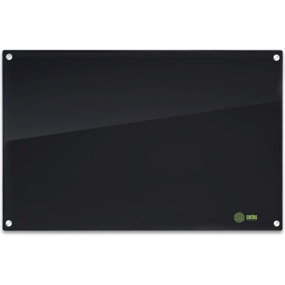 Изображение товара Стеклянная доска 120x150 см черная с сквозным креплением Cactus