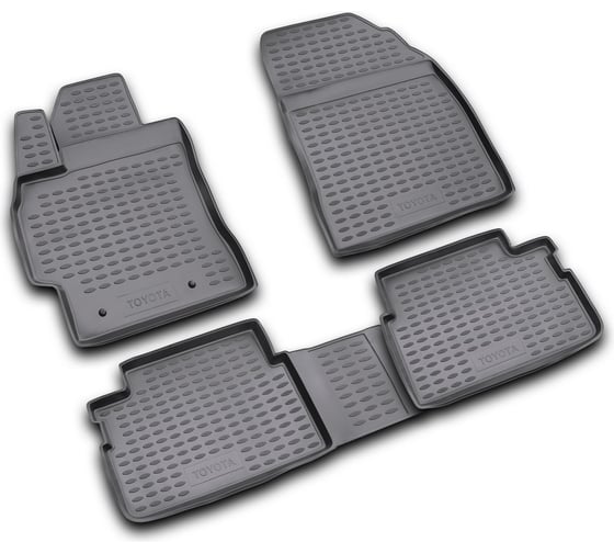 Изображение товара Коврики в салон ELEMENT для TOYOTA Corolla 01/2007-2010 г.в., 4 шт., полиуретан, серые NLC.48.15.211k