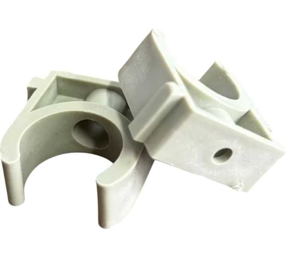 Изображение товара Крепеж клипса для трубы 23 Болта d 20 мм, серая, 20 шт. кк20сф20