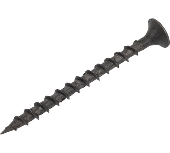 Изображение товара Саморез шуруп по дереву 23 Болта 3,5x45 мм, крупная резьба, черный, 50 шт. БП-00002250ф50
