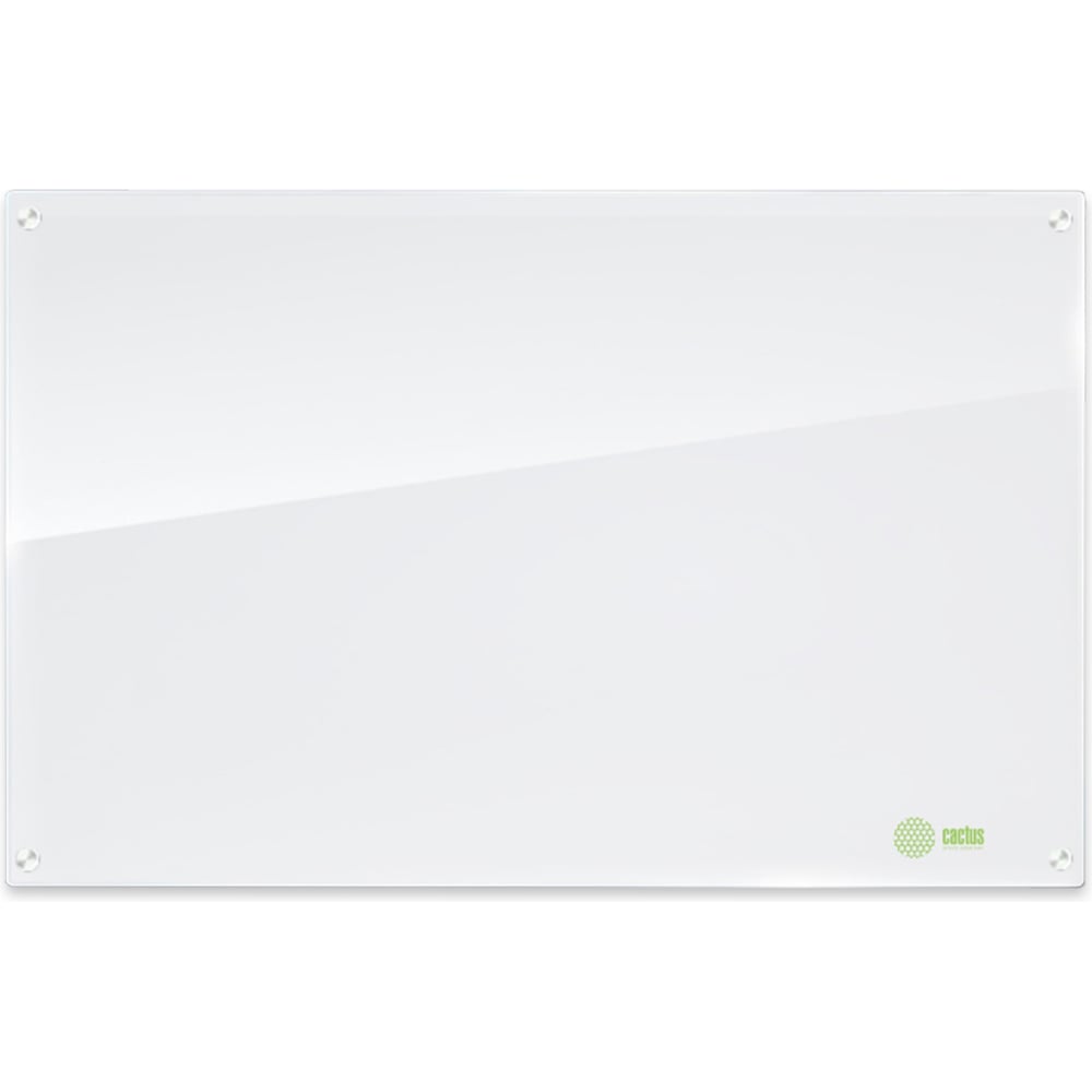 Изображение товара Доска стеклянная Cactus CS-GBD-120x150-UWT-TM сквозное крепление ультра белый 120x150 см 2013283