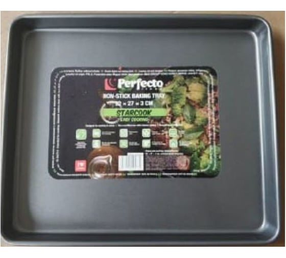 Изображение товара Форма для выпечки PERFECTO LINEA прямоугольная, 32x27x3 см, антипригарное покрытие, STARCOOK, 16-322731