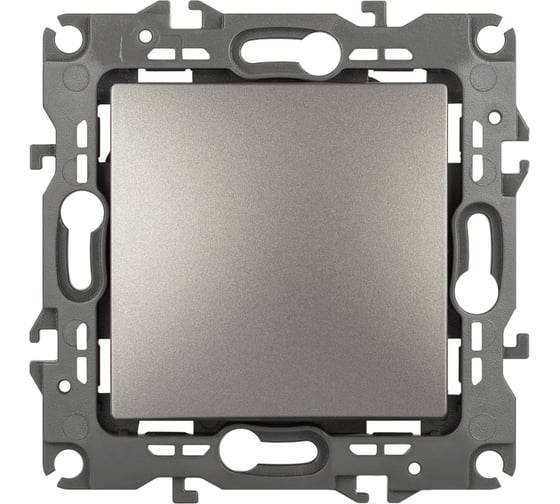 Изображение товара Переключатель ЭРА Серия 12 12-1103-16, 10АХ250В, титан Б0065720