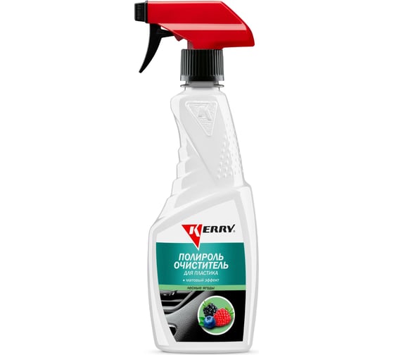 Изображение товара Полироль-очиститель пластика салона с матовым эффекто лесные ягоды, триггер KERRY KR-505-6
