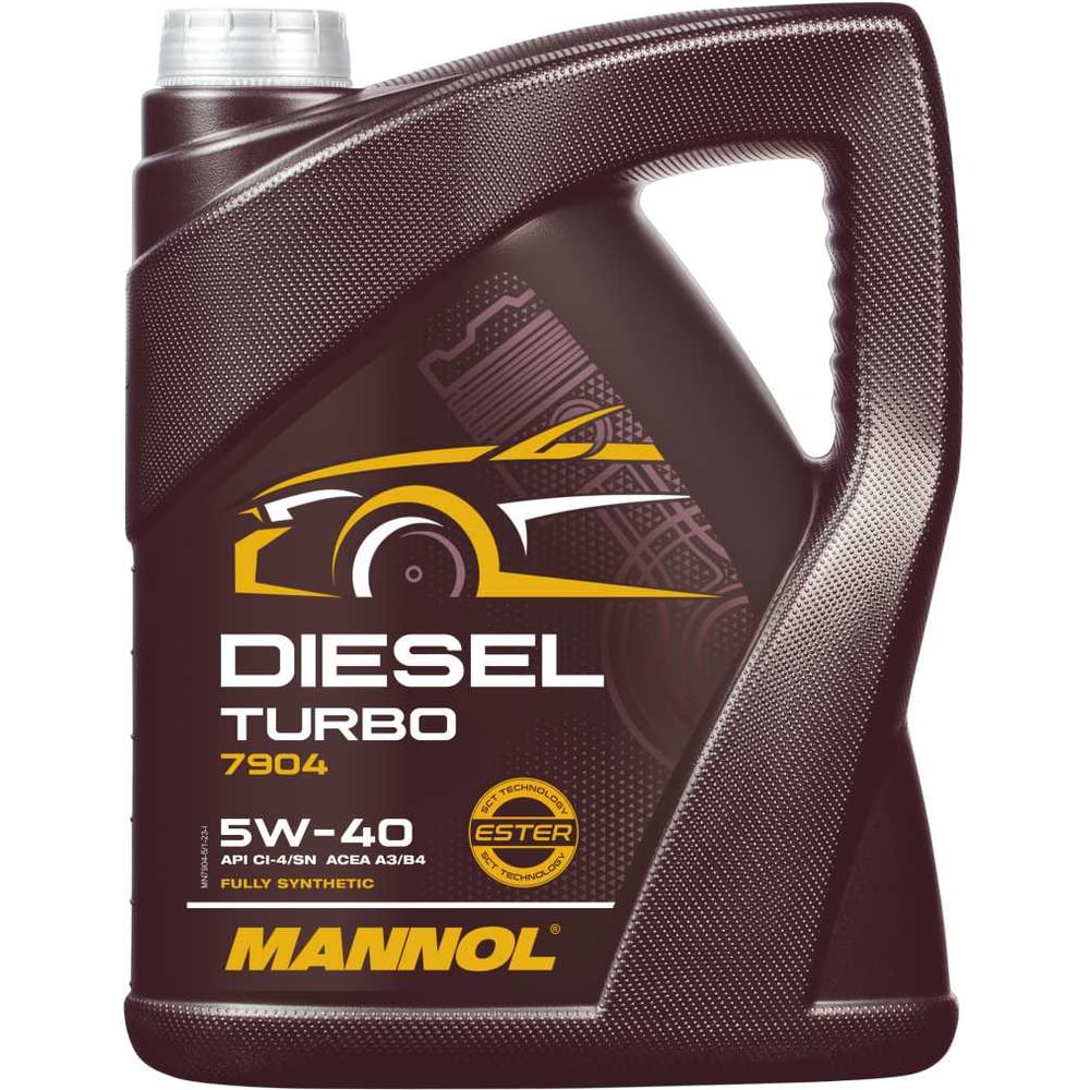 Изображение товара Синтетическое моторное масло MANNOL DIESEL TURBO 5W40 5 л Изображение товара Синтетическое моторное масло MANNOL DIESEL TURBO 5W40 5 л