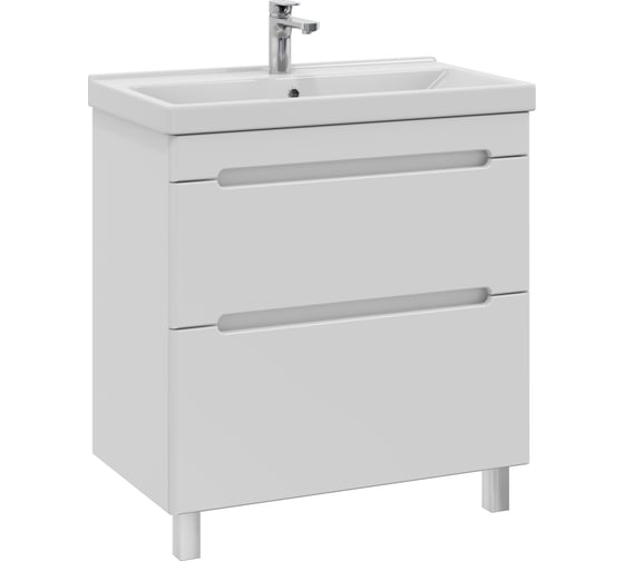 Изображение товара Тумба с раковиной RUVANN BRAVA 80 + Фест 80 напольная Т.BRAVA.П-80Н-KIT-FES