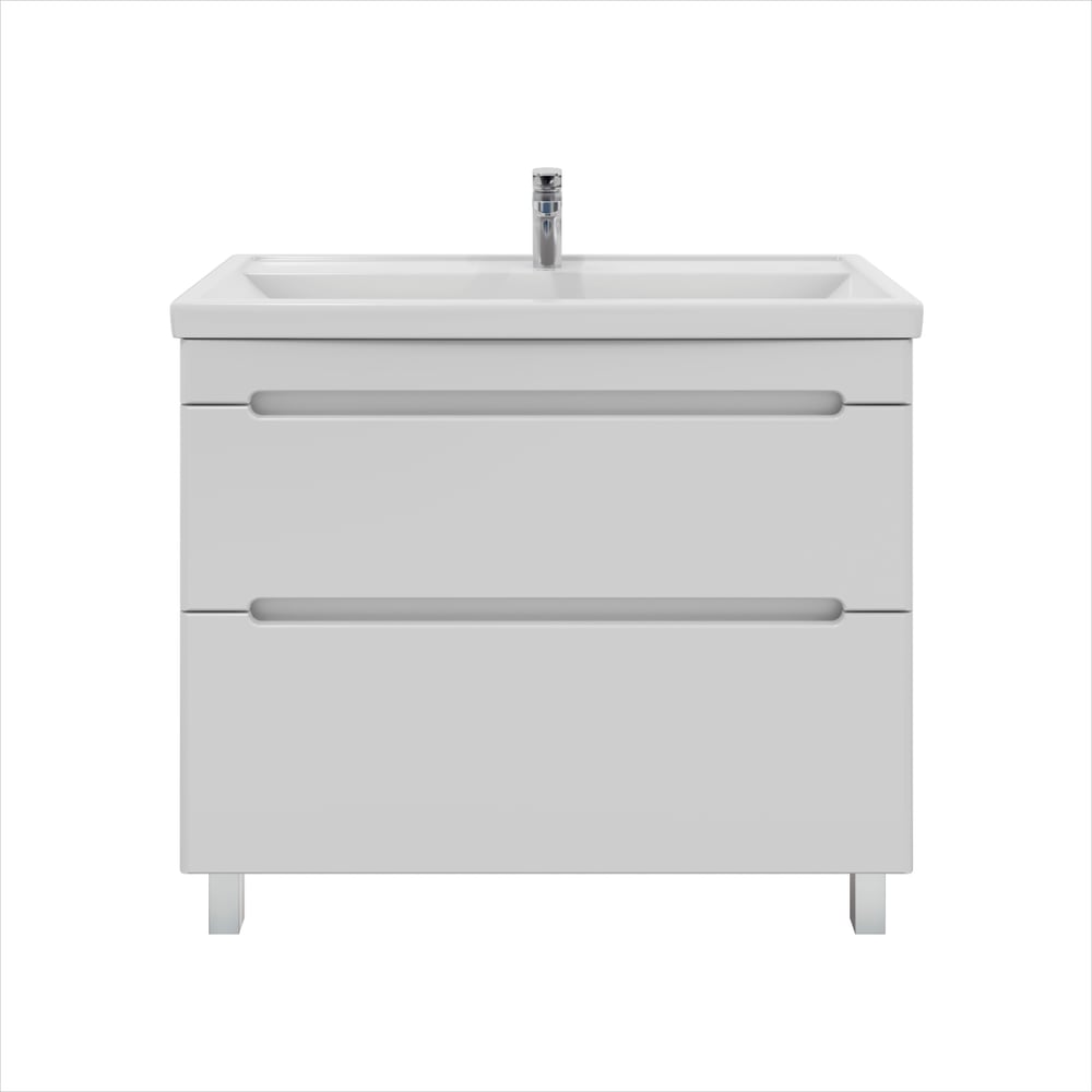 Изображение товара Тумба с раковиной RUVANN BRAVA 100 белая